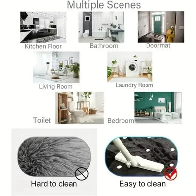 Carpet Simple Black 8 round Rugs Bedroom Bearbrick Billiards round Black 8 Pool Table Mat Dirt Resistant Carpet Floor Mat