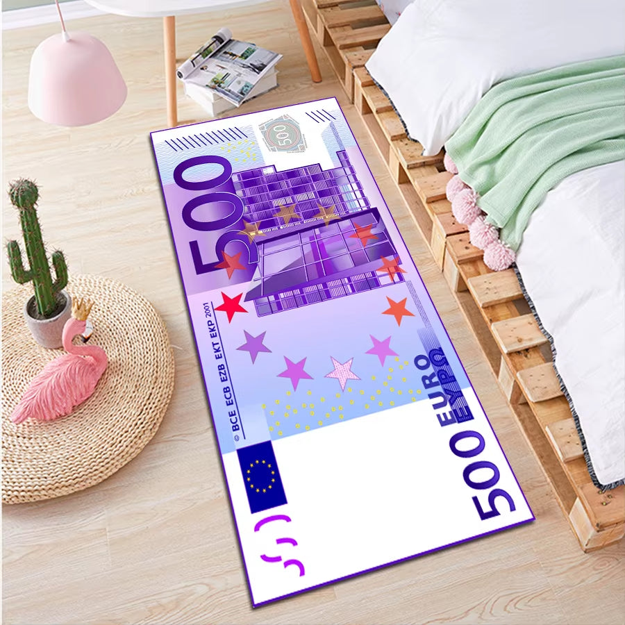 Creative Long Strip Bedroom Bed Dollar Rug Living Room Rectangular Entryway Corridor Bay Window Non-Slip Floor Mat