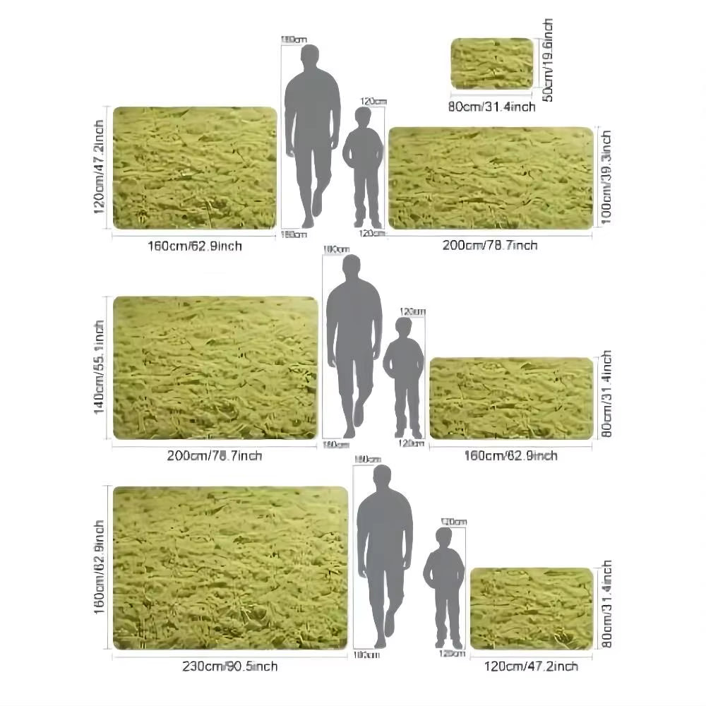 Tie-Dye Plush Carpet Soft Fluffy Living Room Bedroom Mat Home Decor Children'S Room Baby Crawling Non-Slip Floor Mat