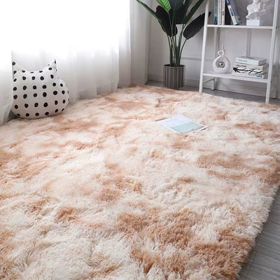 Tie-Dye Plush Carpet Soft Fluffy Living Room Bedroom Mat Home Decor Children'S Room Baby Crawling Non-Slip Floor Mat
