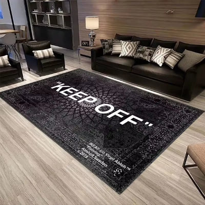 Shoes off Shoes Room Hypebeast Living Room Bedroom Kitchen Bathroom Lightweight Rugs Washable Carpet Mat Home Decor